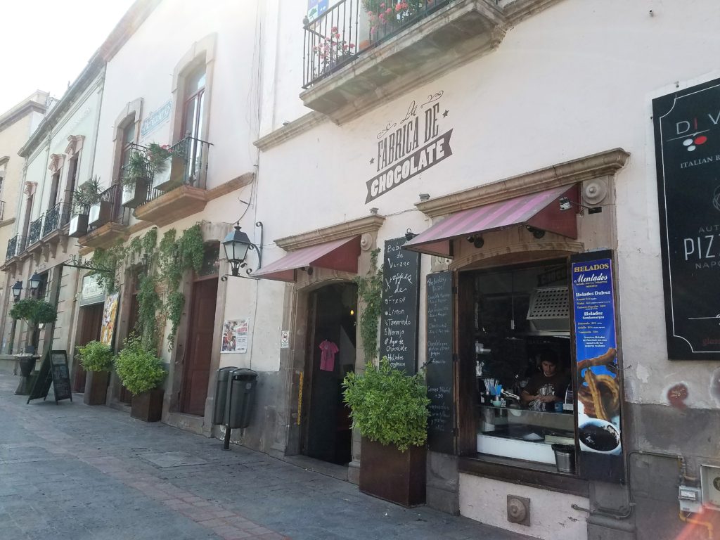 La Fabrica de Chocolate in the historic center of Querétaro, Mexico