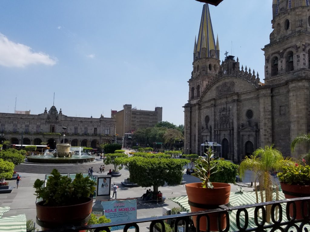 View of The Guadalajara Cathedral or Cathedral of the Assumption of Our Lady