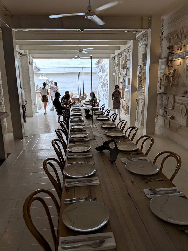 Inside of Hueso Restaurant in Guadalara, Mexico