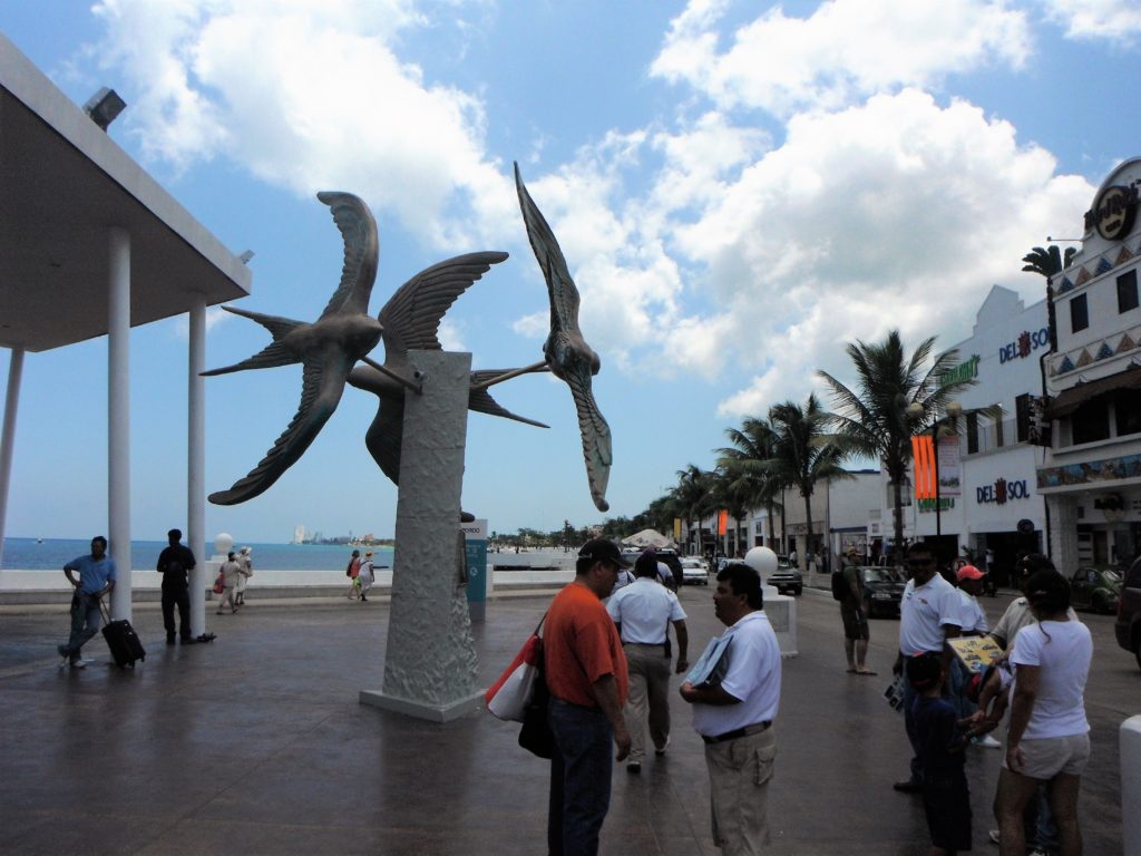 San Miguel ferry entrance in Cozumel, Mexico