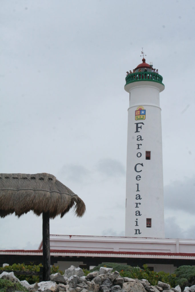 Lighthouse at the Southern tip of Cozumel island