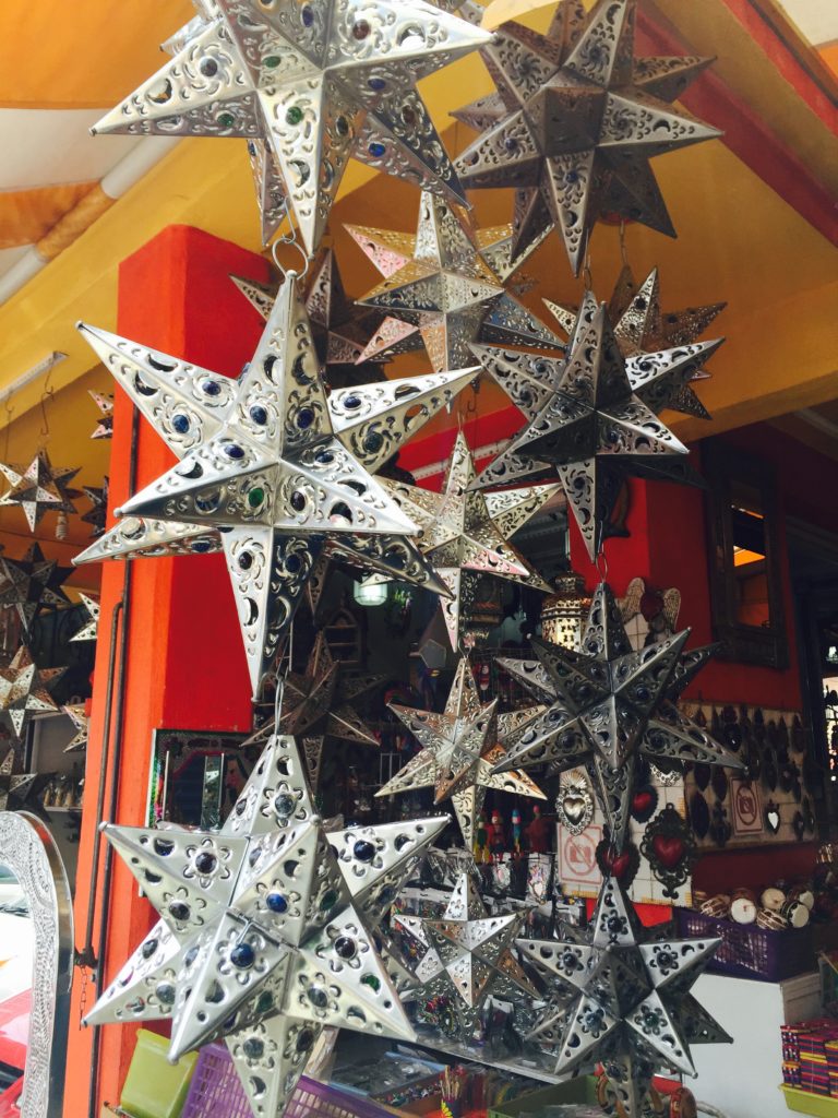 Tin Stars at the Mercado de Artesanias La Ciudadela, Mexico CIty