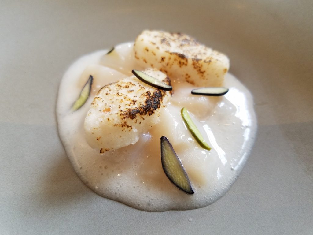 Scallops and Seeds at Kjolle