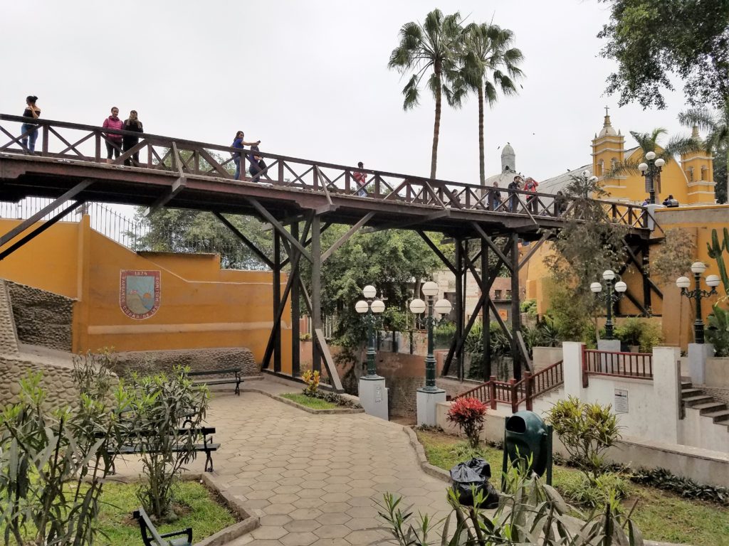 Puente de los Suspiros in Barranco - Lima, Peru