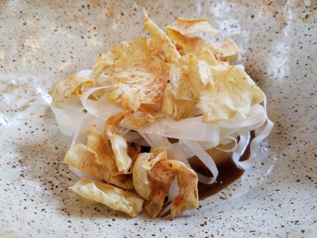 Vegetal Diversity- Yacon- coffee broth- chonta- artichoke