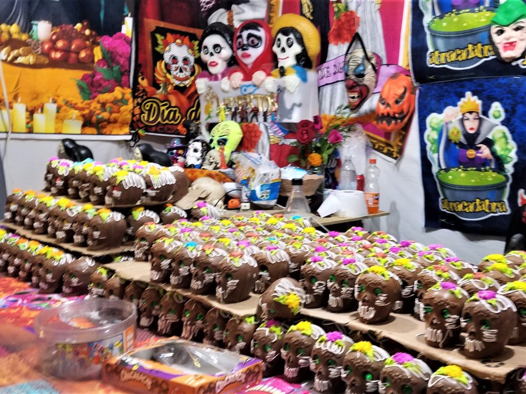 Dia de los Muertos chocolate candy offerings