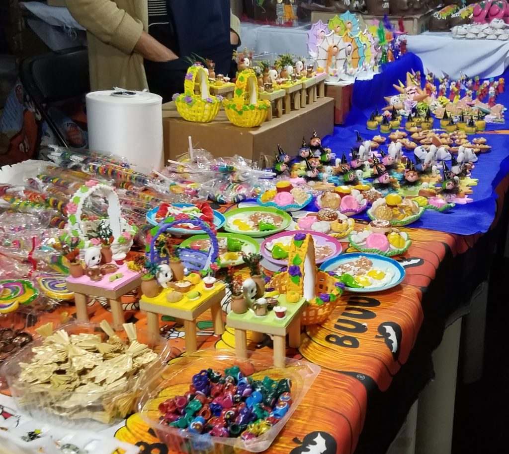 Candies for the kids during Dia de los Muertos