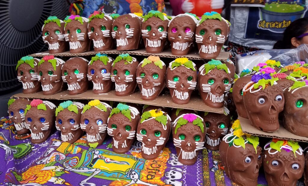 Chocolate Skulls for Day of the Dead