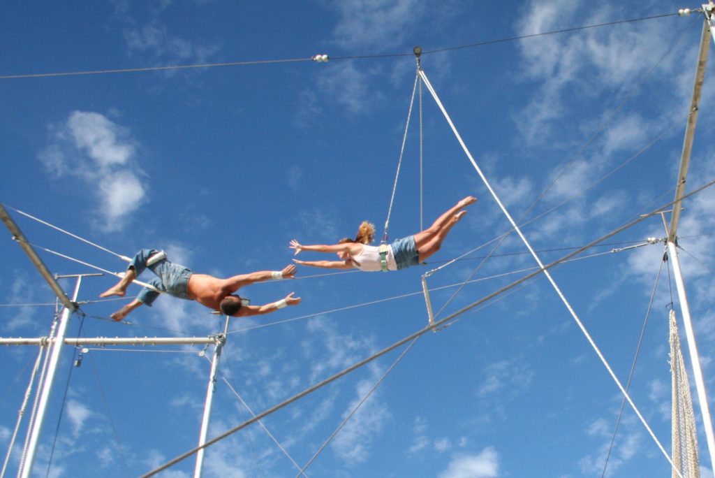 Trapeze experience in the Caribbean