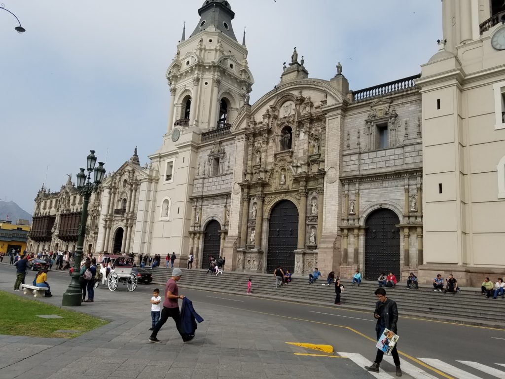 In Plaza Mayor, Lima