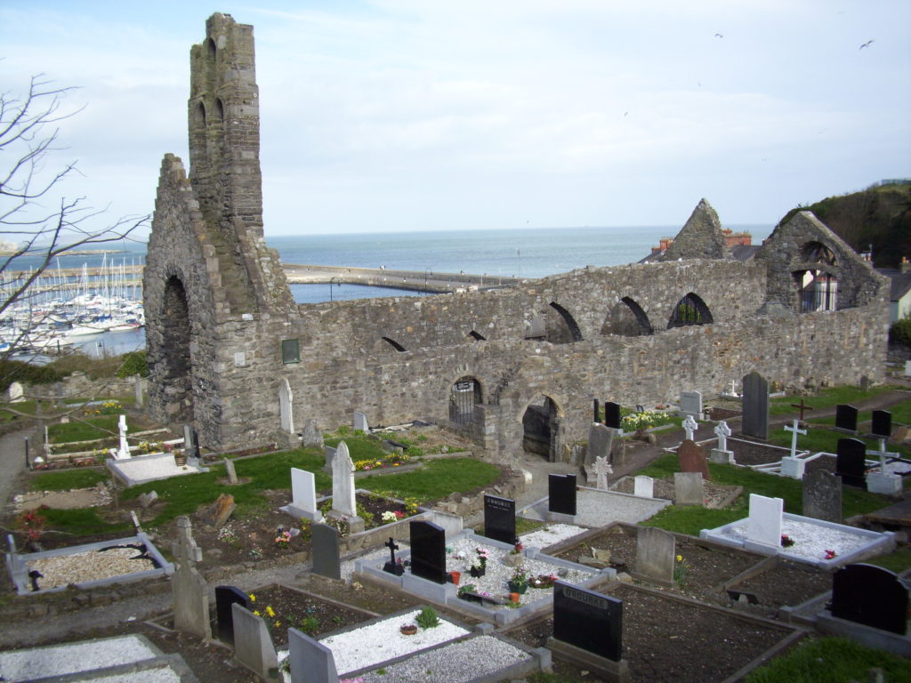 St. Mary's Abbey and graveyard, Howth, Ireland