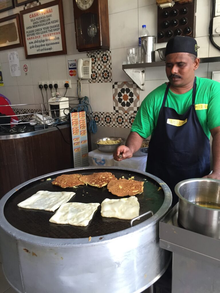 Cooking Murtabak in Penang