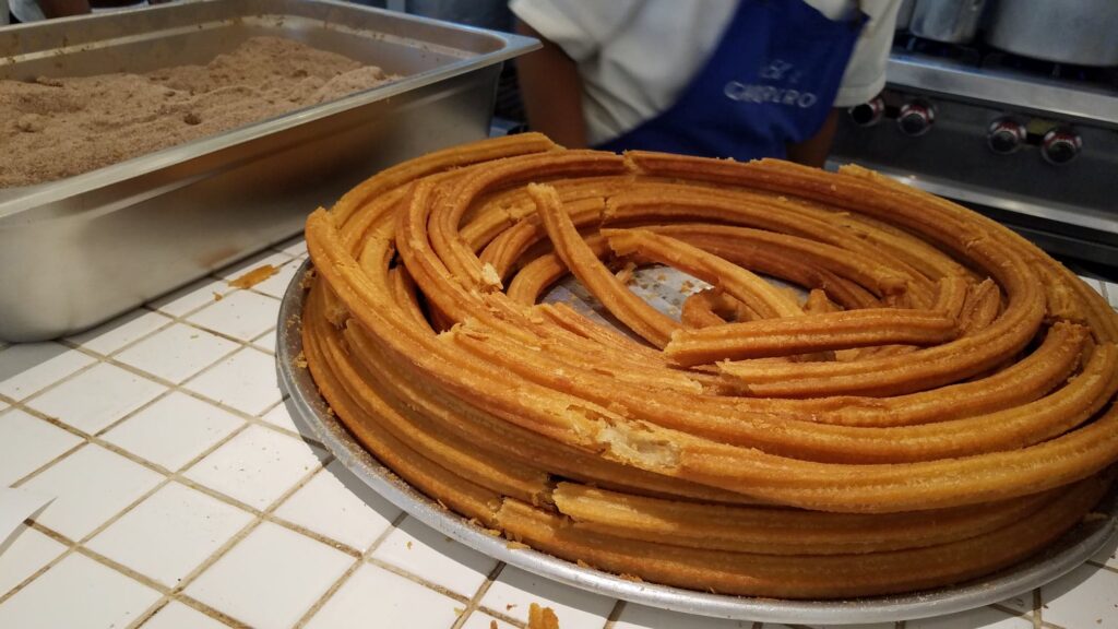 Churros at El Moro, Mexico City