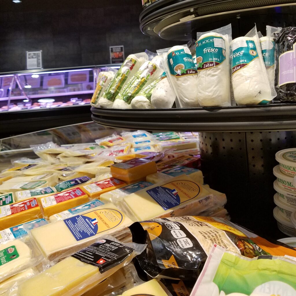 Cheese Selection at City Market, Mexico