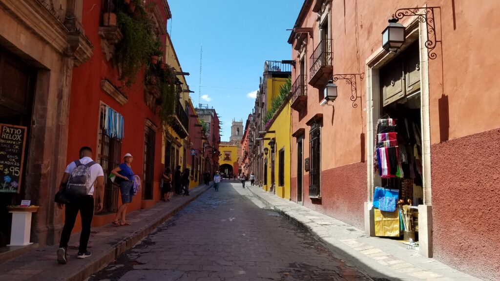 Street in San Miguel de Allende Street in San Miguel de Allende