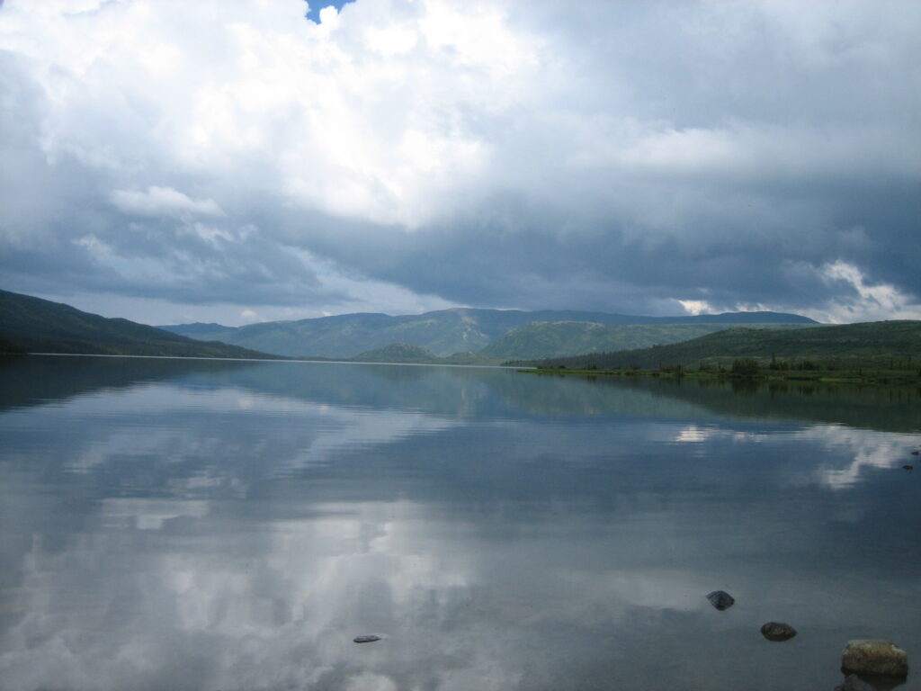 Wonder Lake in Denali National Park, Alaska