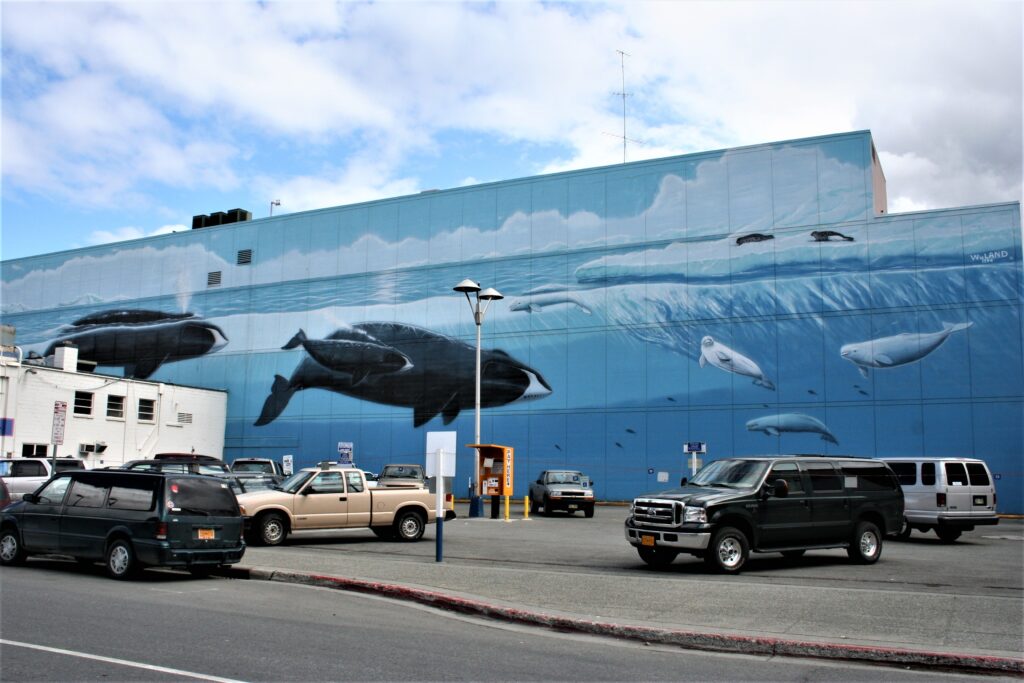 Wyland Alaska Whaling Wall, Anchorage, Alaska