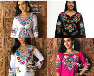 Mexican Blouses on Etsy
