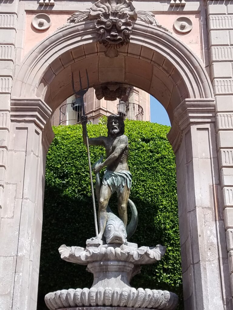 Neptunes Fountain, Queretaro, Mexico