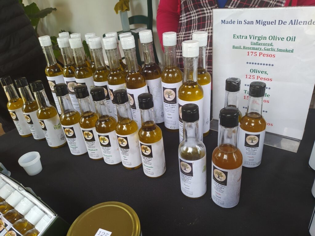 Olive oil from Finca Luna Serena, San Miguel de Allende, Mexico