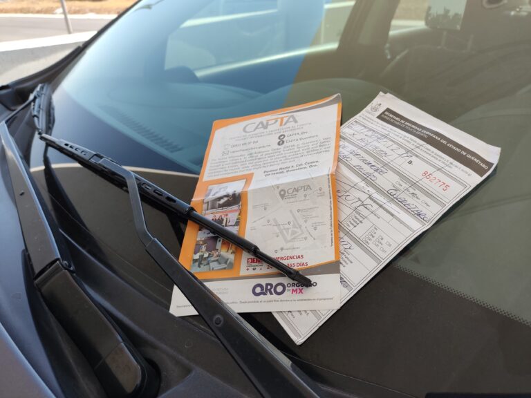 What to Do If You Get a Parking Ticket in Queretaro