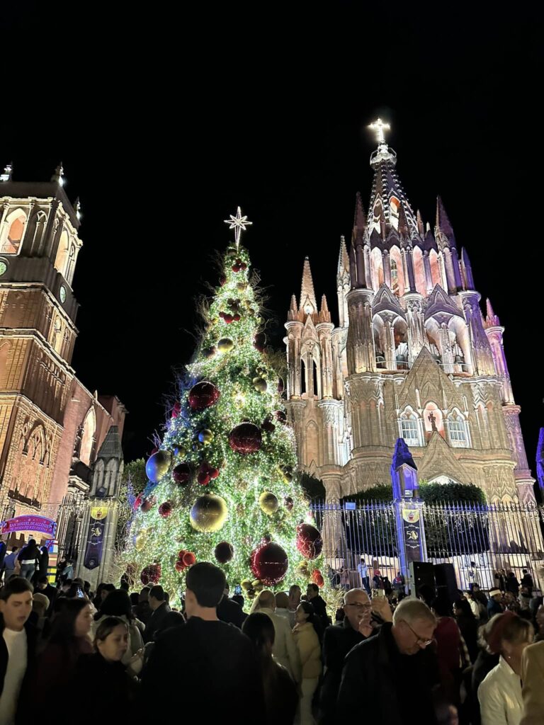 Christmas tree in San Miguel de Allende