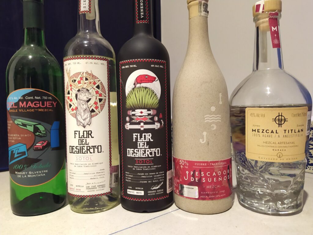 Mezcals in Mexico